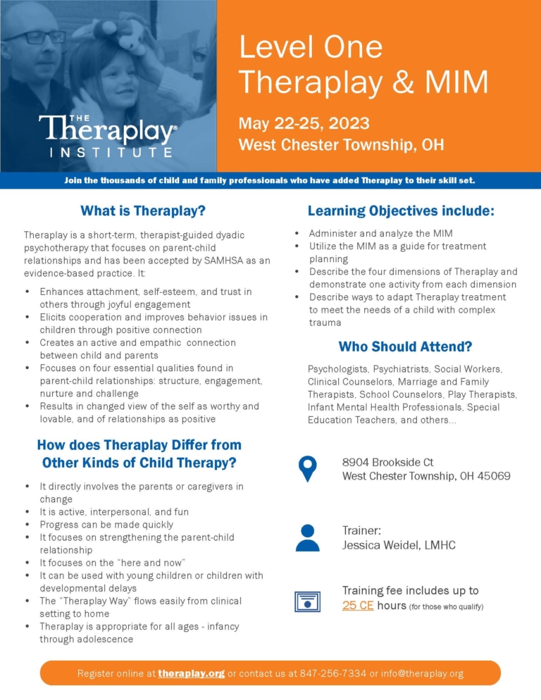 The Theraplay Institute Level One Theraplay & MIM Training - Focusonyouth